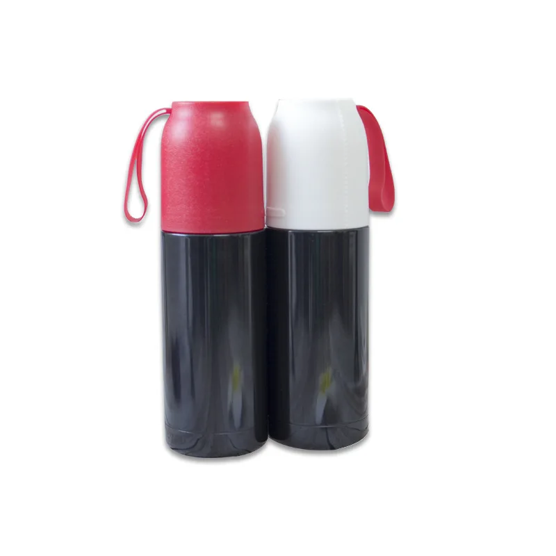 

New Style 350ml Double Layer Stainless Steel Vacuum Flask Exquisite Bullet ti gai Sports Bottle