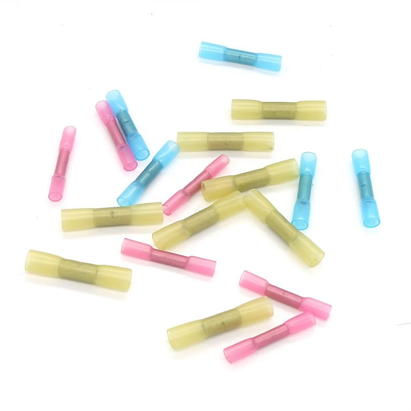 Insulated Cable Connector Butt Connector Shrinkable Connector Cable Entry Crimp Connector Kit Waterproof Docking Station 3 Diffe