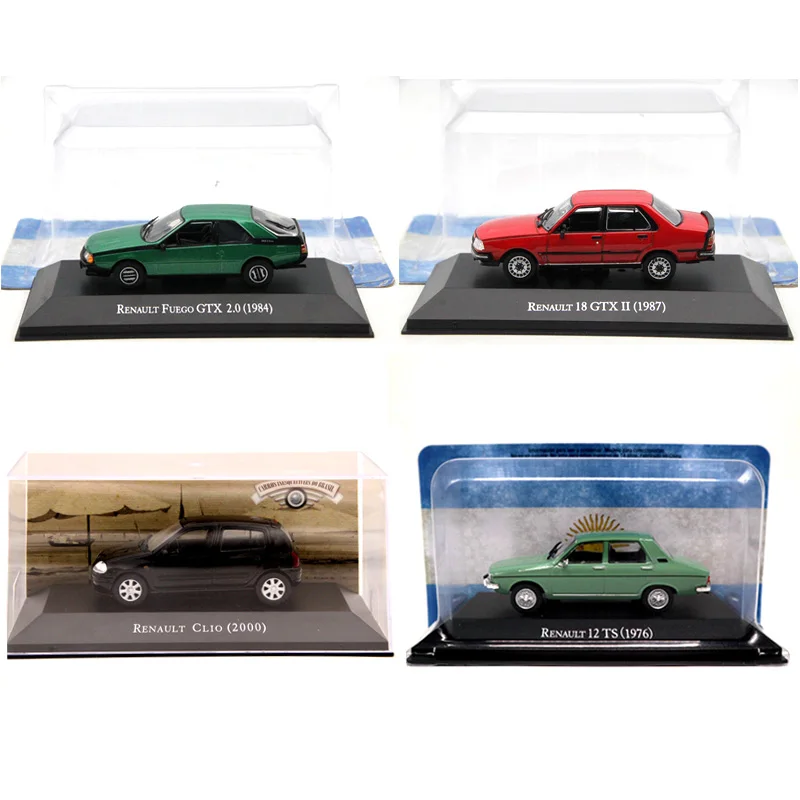 IXO Altaya 1:43 Renault 18/12/Fuego GTX/Clio литые модели ограниченная серия коллекционные игрушки