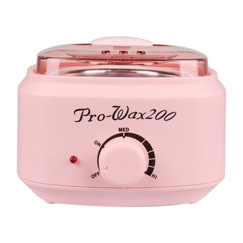

Mini Wax Warmer Heater Temperature Control Electric Hands Spa Hair Removal Depilatory Melting Wax Machine Pot (Pink)EU Plug