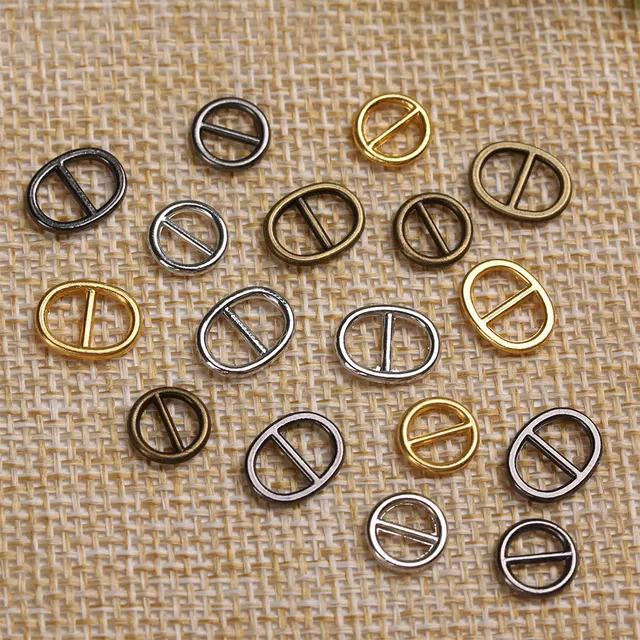 20PCS DIY Mini Buckles For Doll Toys Shoes Clothes Sewing Accessories Ultra-small Pattern Belt Buttons Buckles 3.5mm/7mm 3