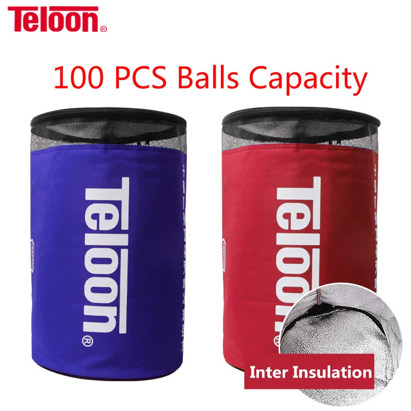 Профессиональная сумка для тенниса Teloon 100 шт. емкость теннисных мячей изоляция