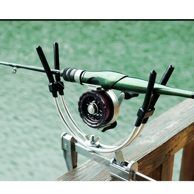 Adjustable Fishing Rod Pole Stand Bracket Holder Pod Rest Sea Ocean Boat Fishing