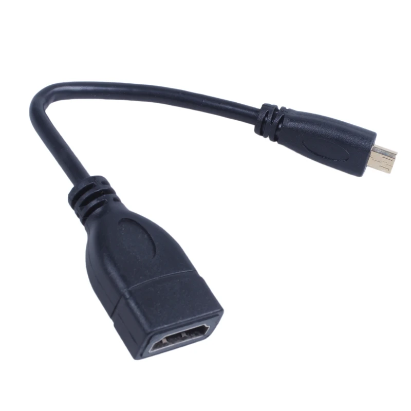 Высокоскоростной мини-hdmi Мужской к HDMI Женский кабель с Ethernet/1,4 версия мини-hdmi к HDMI, черный