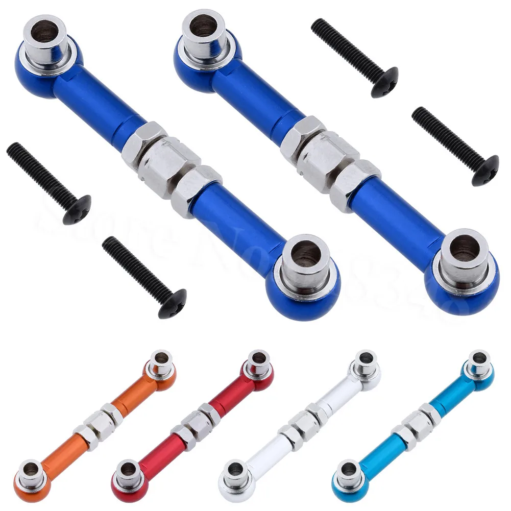 2pcs Aluminum Steering Turnbuckle Link Rod ends Linkage For HPI RS4 Upgrade Parts Drift Touring Racing Car #113696 | Игрушки и хобби