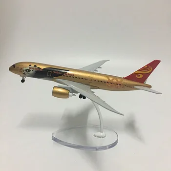 JASON TUTU Plane Model 16cm China Hainan Airlines Boeing B787 Airplane Model Aircraft Model 1:400 Diecast Metal planes toy 1