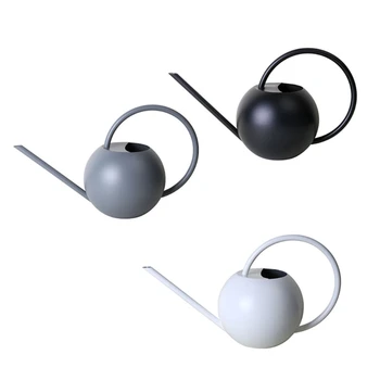 

1L Stainless Steel Watering Can Garden Flower Plants Long Mouth Sprinkling Pot