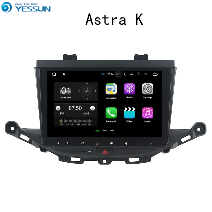 Автомобильный GPS-навигатор YESSUN для Opel Astra K 2016 ~ 2017 Android аудио видео HD сенсорный