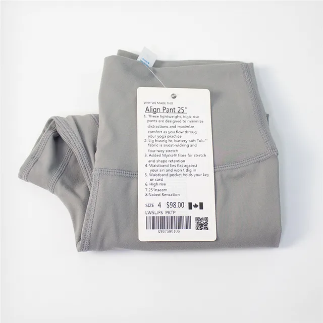 Lulu Classic3.0 Buttery Soft High Waist Yoga Legging Women Sports Pant Tight High-rise Squat Proof  Fitness Clothing Custom Logo Grey