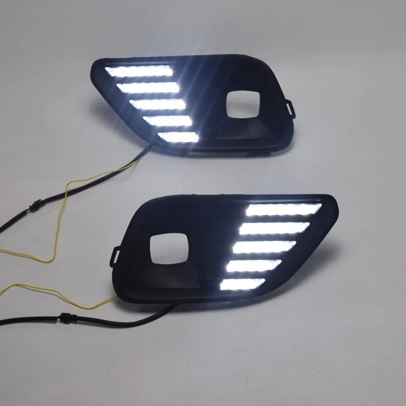 

Suitable for Jeep Free Light Streamer Steering Mustang-Three-Color Daytime Running Lamp LED Daytime Running Lamp Special Car