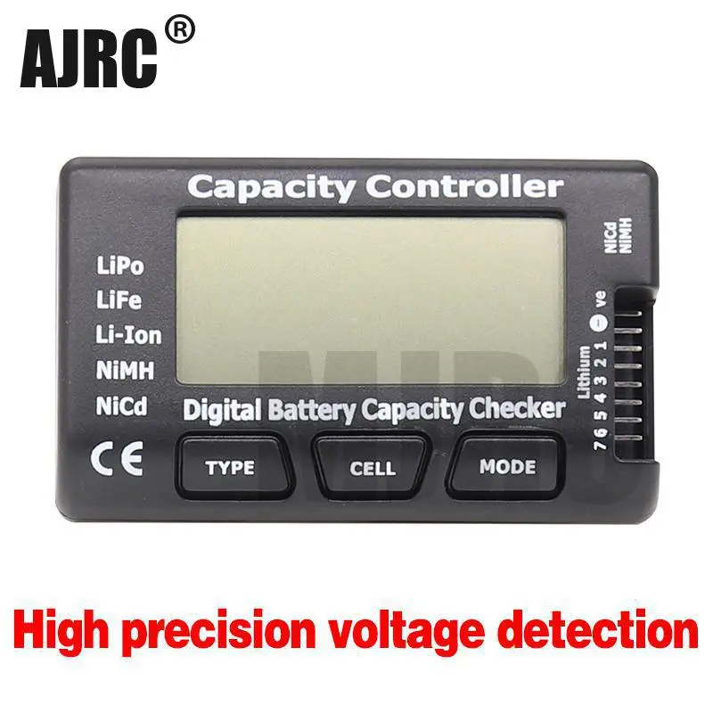 Comprobador de capacidad de batería Digital Rc Cellmeter-7 Lipo Life, Li-ion, Nicd, Nimh, comprobador de voltaje, detección de alta precisión