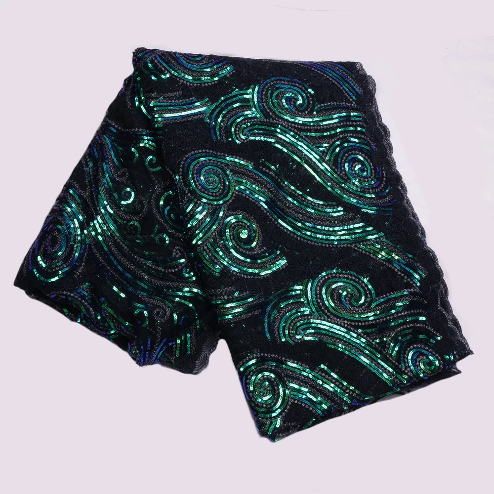 

African High Quaity Fabric French Lace Fabric Embroidered Tulle Lace Fabric Lace Party Nigerian Lace Fabrics Sequin Fabric