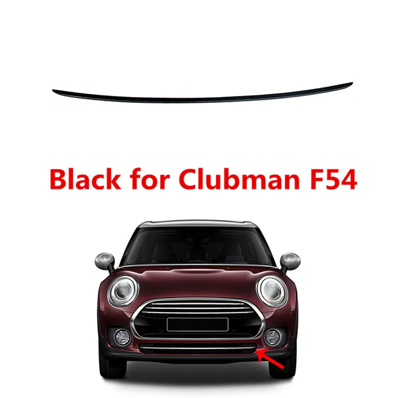 ABS передний нижний бампер для губ Накладка для Mini Clubman S F54 аксессуары для укладки