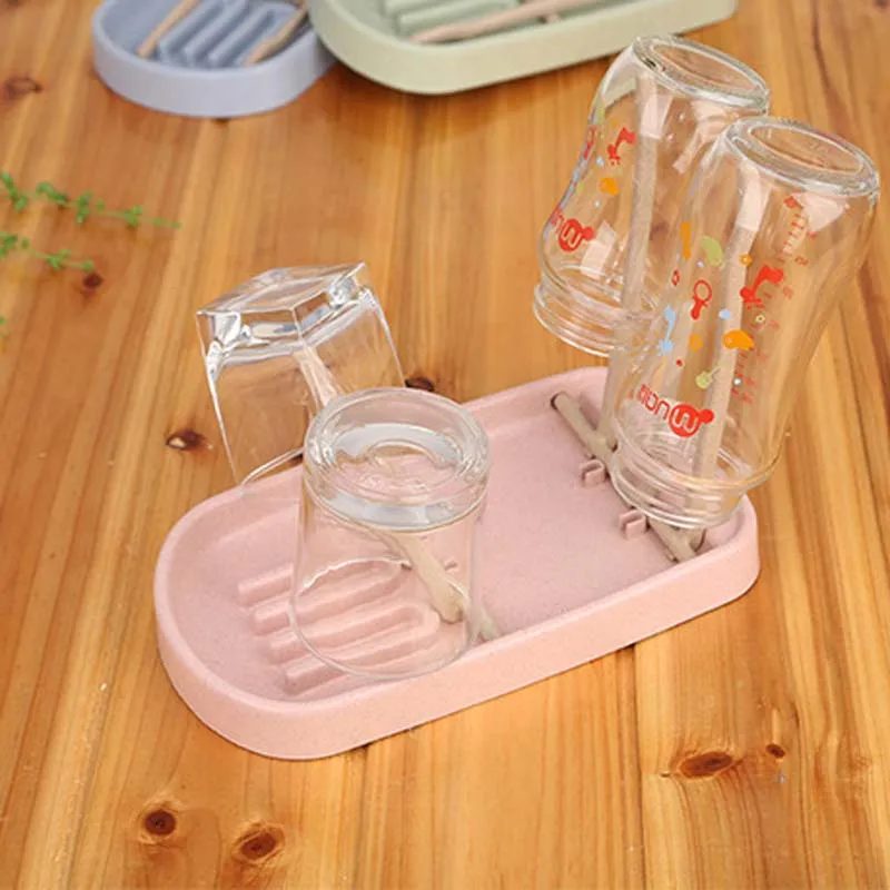 Baby Detachable Feeding Bottle Drying Rack Baby Bottle Dryer Cleaning Feeding Cup Stand Holder Nipple Shelf Drying for Bottles