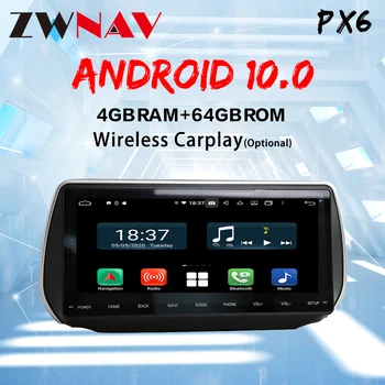 شراءZWNAV أندرويد 10 Carplay PX6 DSP لشركة هيونداي IX45 سانتا في 2018 + الوسائط المتعددة ستيريو مشغل أسطوانات للسيارة لاعب الملاحة راديو GPS