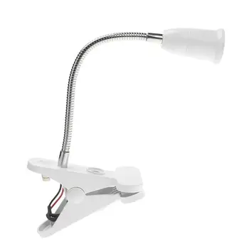 

26cm E27 Clamp Lamp Base Desk LED Light Bulb Socket Holder with Switch Wire Hanging Lights Socket Family Lighting Accessories
