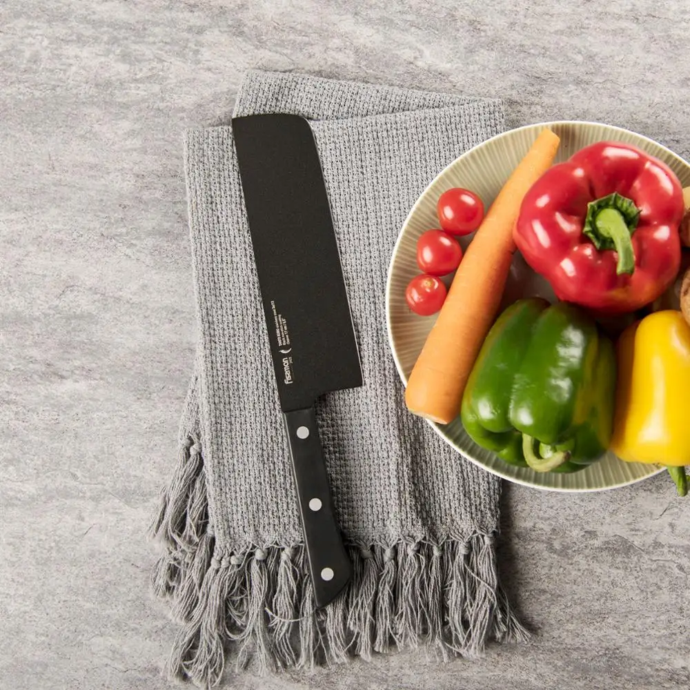 Fissman 6 5 дюймовый нож мясника серия Танто Японские Стальные 3Cr13 кухонные ножи с