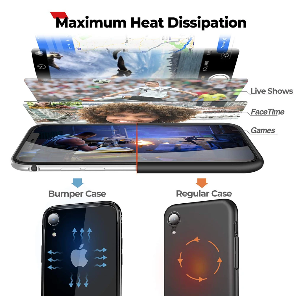 Чехол-бампер для Iphone 11 Pro Max XS MAX XR X 11ProMax 11Pro 7 8 Plus тонкий мягкий ТПУ Жесткий противоударный чехол