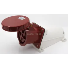 63A 3P E 4 pin 380-415 В IP67 134 трехфазный водонепроницаемый промышленный поверхностный монтажный разъем