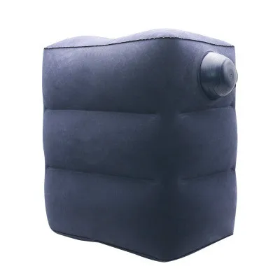 Надувная подушка для путешествий, для ног, для детей, для автомобиля, для самолета, для сна, для кровати, для ног, для офиса, для шеи, для сна, для длинных полетов, Wy112069 - Цвет: B-3 layer-Blue