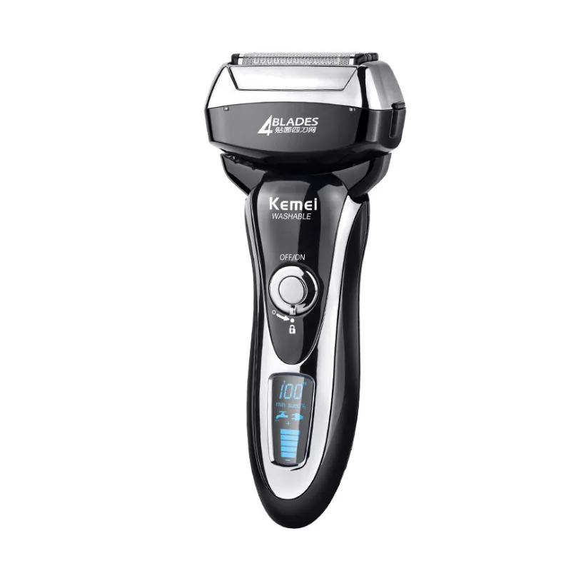 

Kemei reciprocating shaver magnetic suspension shaver full floating head full body washing