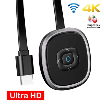

Wireless display adapter MiraScreen tv stick 4k hdmi Ultra HD 2.4G/5G Wifi Dongle Airplay Receiver Smarts screen sharing Youtube