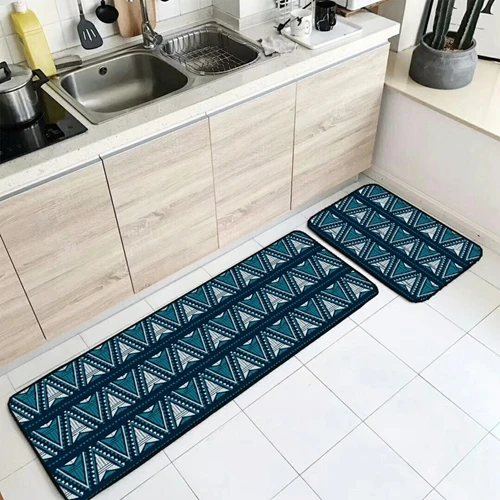 Kitchen Mat1 Марокканские кухонные ковры, коврик с геометрическим рисунком, коврик для входной двери, водопоглощающий нескользящий напольный дверной коврик, коврик для ванной комнаты, туалетный коврик, грязные коврики - Цвет: Kitchen Mat1