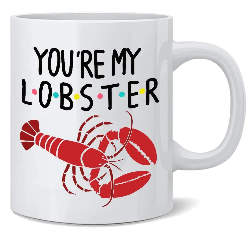 

You're My Lobster Mug 11oz Milk Beer Travel Cup Porcelain Coffee Mugs Tea Cups