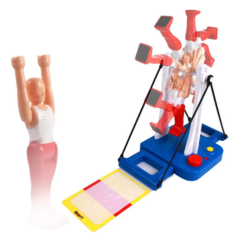 

Toys sports kids Big Loopback Flip Gymnastic War Single Pole Prince Toys Tabletop Game Machine
