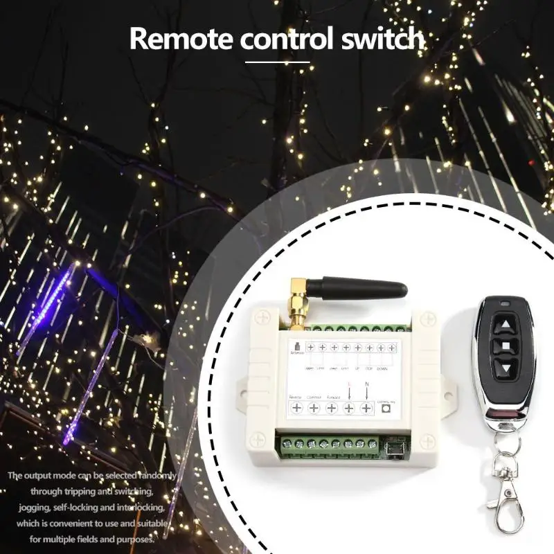 AK-DL02C DV12V-48V напряжение Многофункциональный высокой мощности переключатель дистанционного управления Поддержка дропшиппинг