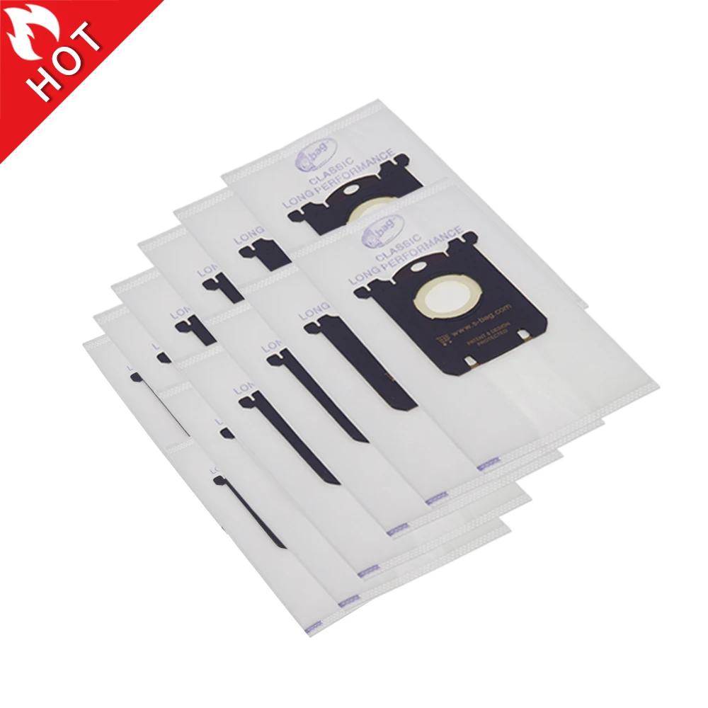 12 шт. пыли Пылесос с мешком для Philips Electrolux HR8300 HR8349 HR8368 HR8378 HR8500 HR8599 FC8600 FC8649 FC9000 FC9099