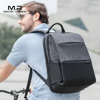 

Mark Ryden Men Backpack Large Capacity Teenage Male Mochila Back Anti-thief Bag USB Charging 15.6 "Laptop Backpack Waterproof