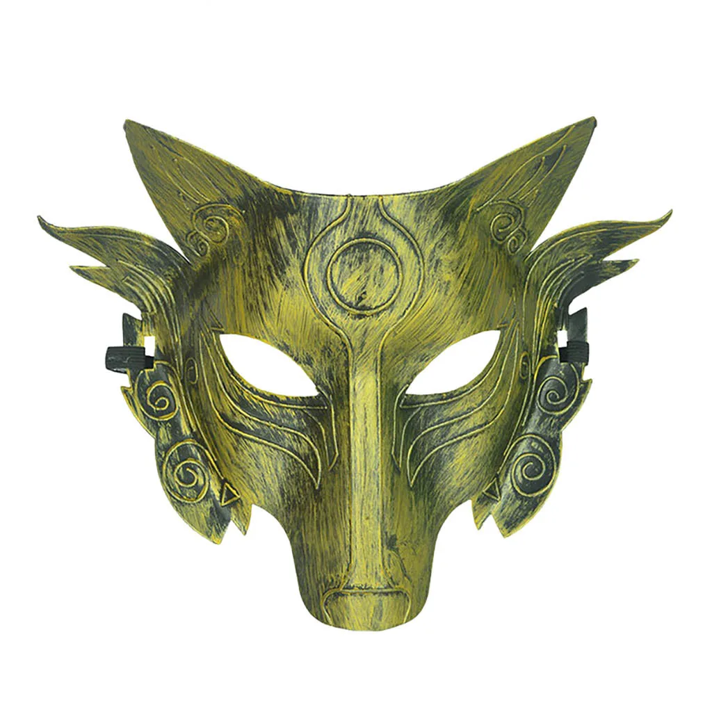 Карнавальный Костюм Волка, маска на все лицо для мужчин и женщин, Карнавальная игрушка, вечерние маскарадные маски для детей, маски для взрослых - Цвет: C