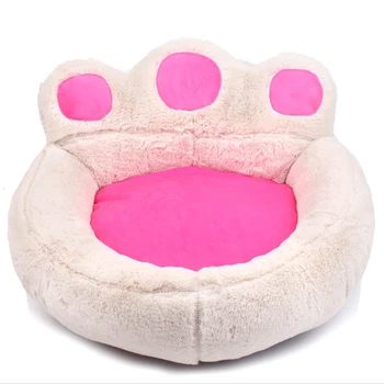 

Hot Soft Pet Sofa Mat Bear Claw Shape Pet Dog Cat Bed for Small Dogs Cats Puppy Pet Accessories Warm Cotton Cat Dog Nest Basket