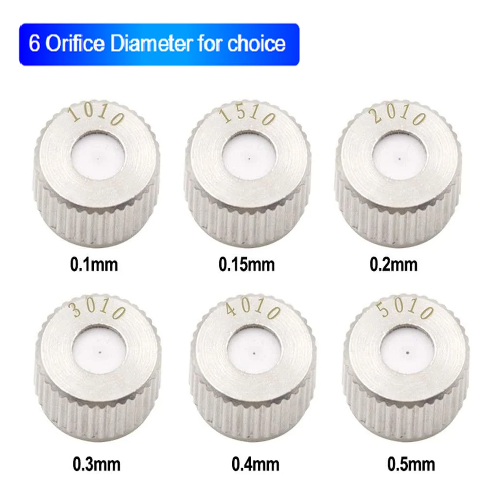 High Pressure Garden Water Misting Nozzles With Filter Inside 0.1mm~0.8mm 50Pcs For Garden Agriculture Cooling Humidify watering nozzle,misting nozzles,spray nozzle,garden spray nozzle,high pressure nozzle