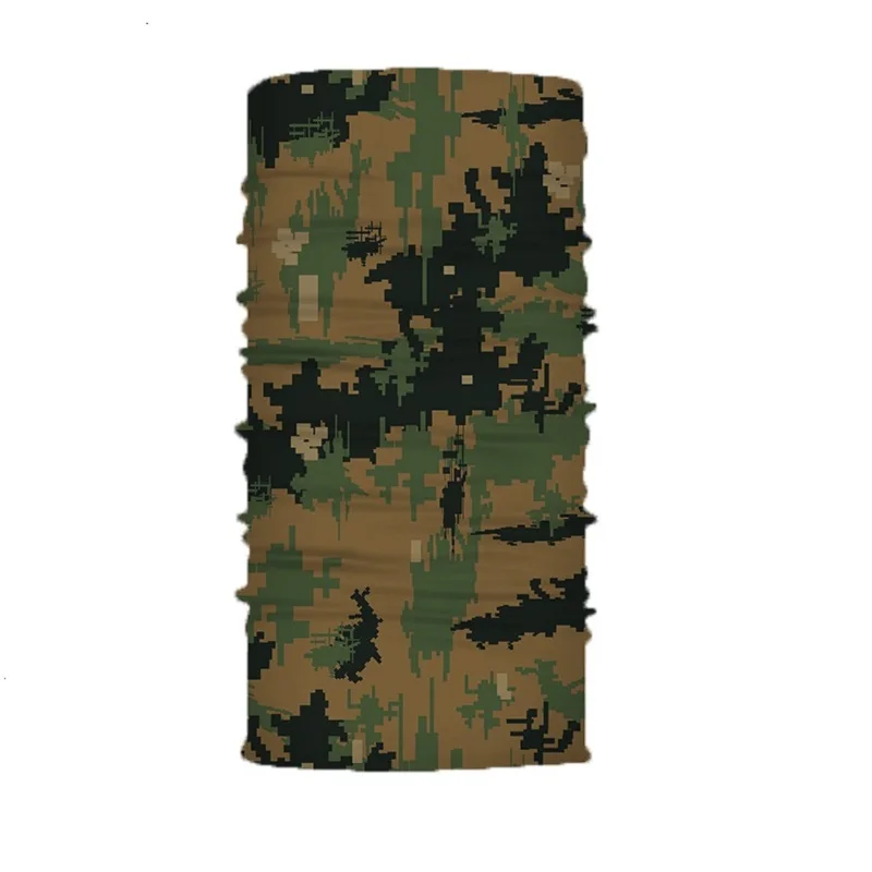 High Elastic Camouflage Seamless Bandana Buffs Neck Gaiter Cycling Fishing Balaclava Men Women Scarf head scarf men Scarves