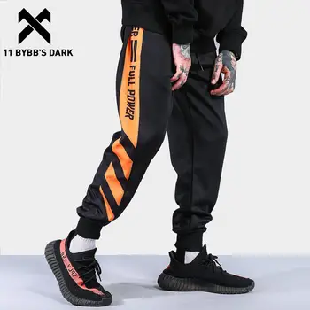 

11 BYBB'S DARK Side Striped Patchwork Harem Pants Men Color Block Casual Joggers Harajuku Sweatpants Male Sweatpants Streetwear