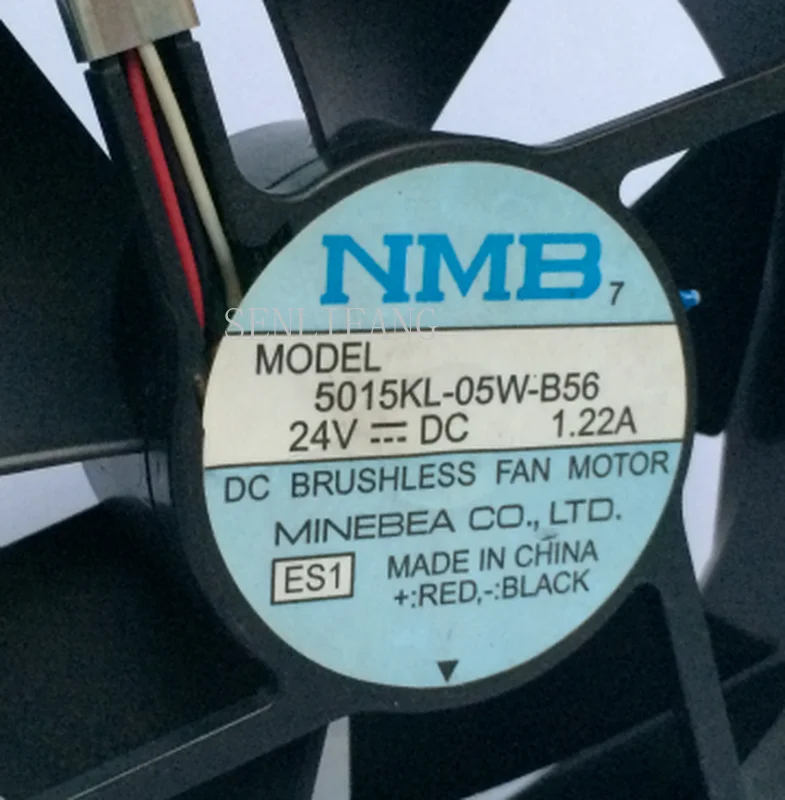 Бесплатная доставка оригинальный 5015KL-05W-B56 24V1.22A 12738 127*127*38 мм три линии большого