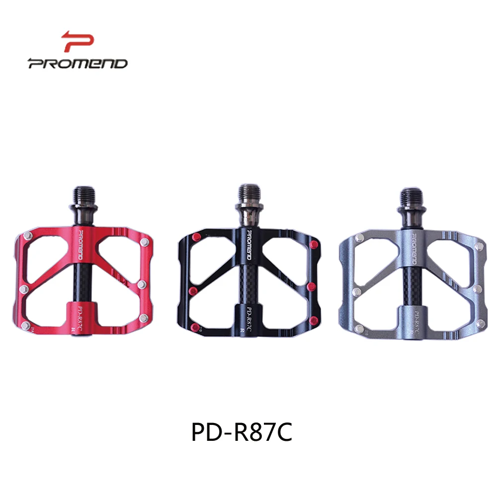 

ProMend MTB Pedal Mountain Road Bike Carbon Fiber 3 Bearing Pedals Bicycle Pedal