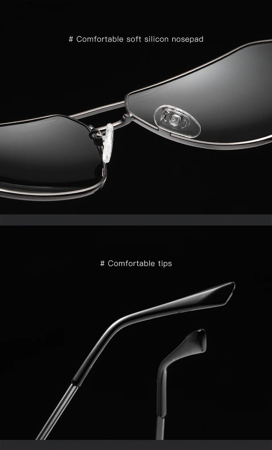 Брендовые поляризованные солнцезащитные очки для мужчин, модные классические очки, очки пилота, солнцезащитные очки для вождения, очки для мужчин/женщин, защита от уф400 лучей