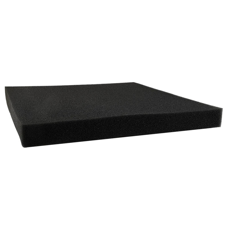 Practical Biochemical Cotton Sponge Aquarium Filter Fish Tank Pond Black Foam Sponge Tank Filter Accessories - Цвет: BK-L