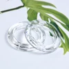 2PCS 50MM Clear Ring Circle Crystals Pendants Glass Suncatcher Chandelier Crystals Prisms Parts Drops Light Ring Accessories ► Photo 3/6