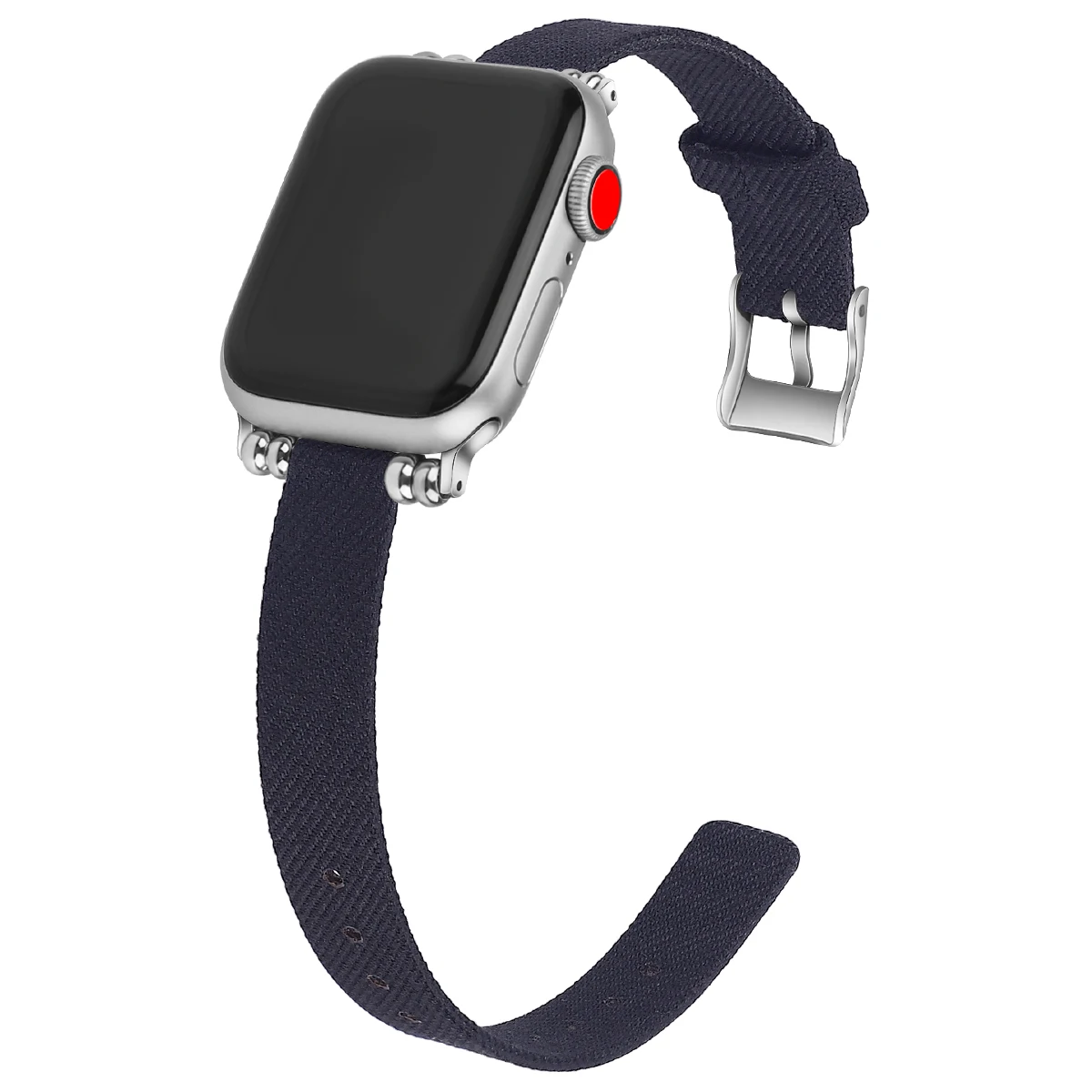 Тканый нейлоновый холщовый ремешок для часов Apple Watch Series 3 2 1 38 мм 42 мм женский ювелирный ремень браслет для iwatch 5 4 40 мм 44 мм