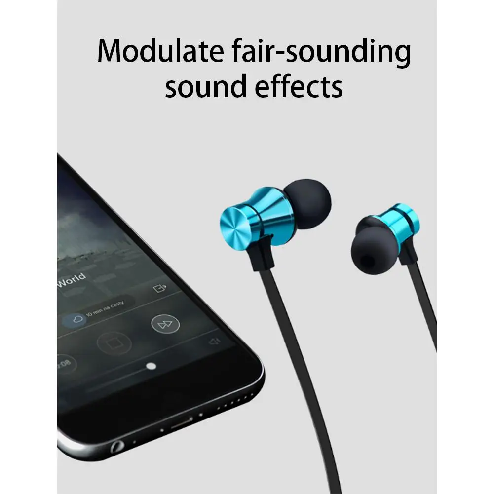 Для XT11 Магнитная Bluetooth гарнитура Спортивная Bluetooth 4,2 гарнитура Черный Синий Золотой Серебряный