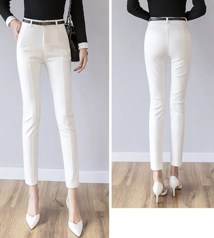 Брюки женские новые капри длиной до щиколотки женские леггинсы Pantalon Femme рабочая одежда тонкие с высокой талией эластичные повседневные женские брюки