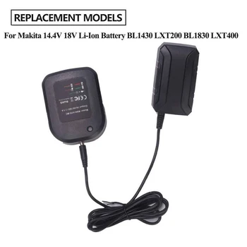 

14.4V 18V Battery Charger for Makita Charger BL1415 BL1815 BL1830 BL1850 Replacement Lithium Battery Charging UK/EU/US Plug