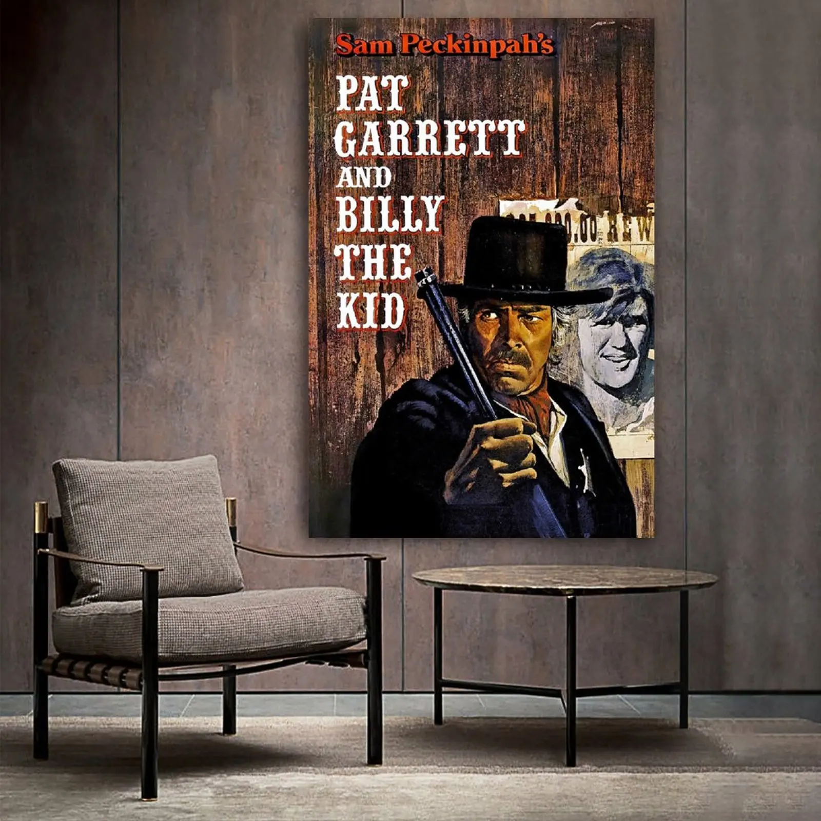 Sam Peckinpah Pat Garrett Billy The Kid Холст художественный плакат и Настенная картина печать