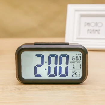 

Led Clock Luminous Mute Alarm Clock Electronic Photosensitive Electronic Clock Big Screen Electronic Alarm Clock Digital Clock