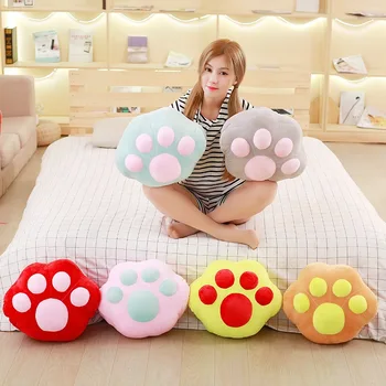 

Creative body pillow dog claw soft plush toy multi-function pillow with blanket office nap vs pink travel pillow wedding decora