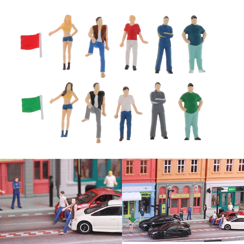 

1:64 Hand Painted Scenario Tiny Figures Figurine Dolls Building DIY Ornaments